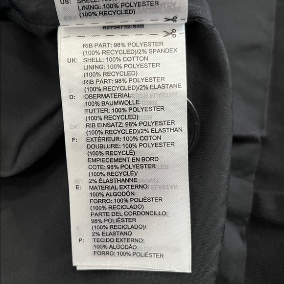 Adidas Originals Collared Twill Long Coat Black Womens XS NWT $275 Quiet Luxury - Picture 10 of 14